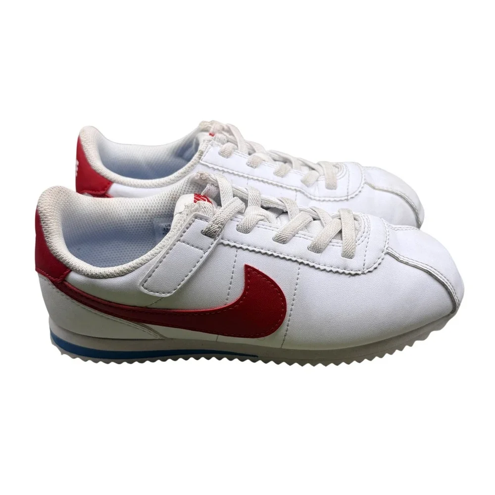 Nike Cortez Basic SL White University Red Varsity Royal DM0951-115 Kids 13.5C